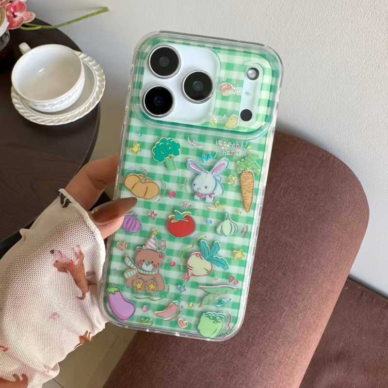 Futrola za iPhone u Ins stilu sa laserskim, šarenim graffiti dizajnom s štenetom — za iPhone 14/15/16/17 Pro i Pro Max