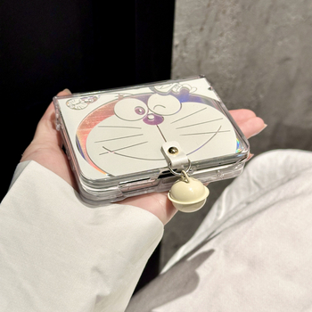 Husă Huawei Purax pentru telefon cu ecran pliabil, design cu pisică anime în stil INS