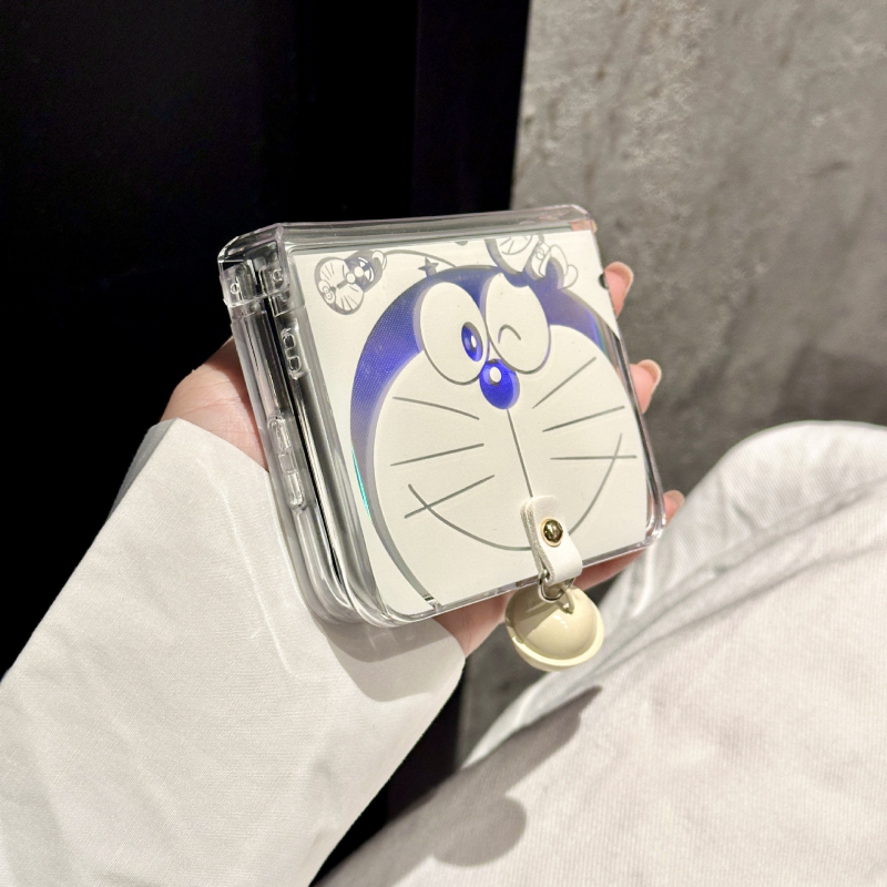 Husă Huawei Purax pentru telefon cu ecran pliabil, design cu pisică anime în stil INS