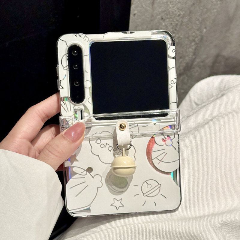 Husă Huawei Purax pentru telefon cu ecran pliabil, design cu pisică anime în stil INS