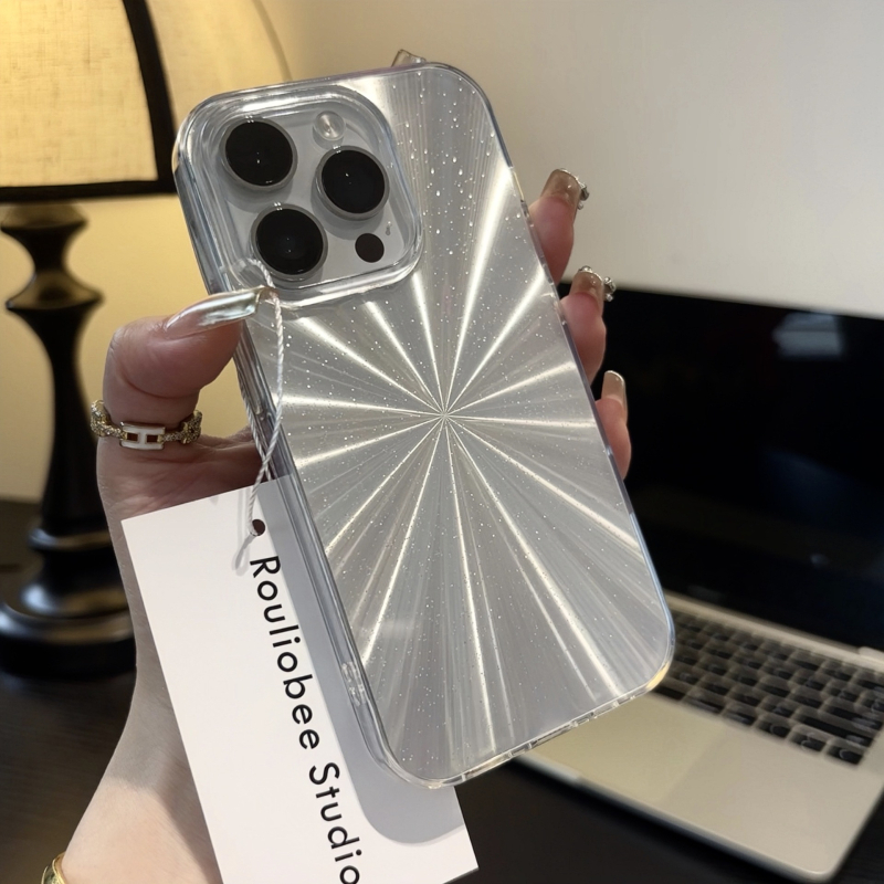 IMD kućište za iPhone — sjajan efekt, zaštitno PC kućište s laserskom izradom, moderni minimalistički dizajn
