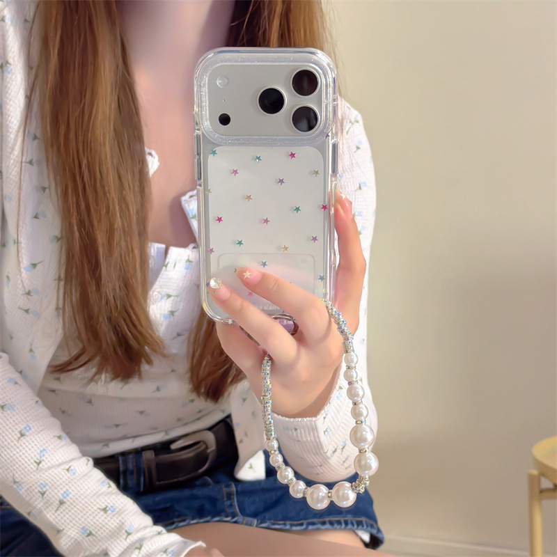 Silikonska maska za telefon sa zlatno-tonim šarenim zvjezdicama, minimalistički Ins stil, gravirani dizajn, otpornost na pad, kompatibilno s iPhone 11–14 Pro/Max