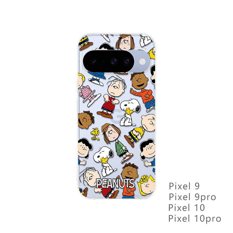 Meko TPU kućište za Google Pixel 10 Pro s linijskim prikazom psa u naočalama