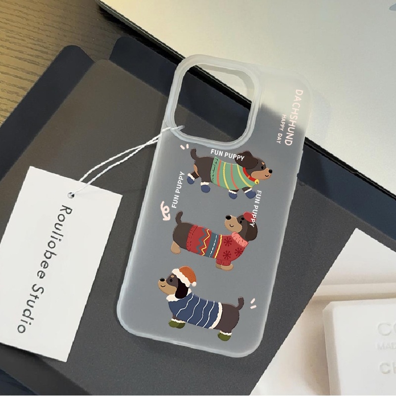 Plišani kućni ljubimac silikonska futrola za iPhone 16 Pro Max – otporna na padove, kompatibilna s 16 Pro/16 Plus