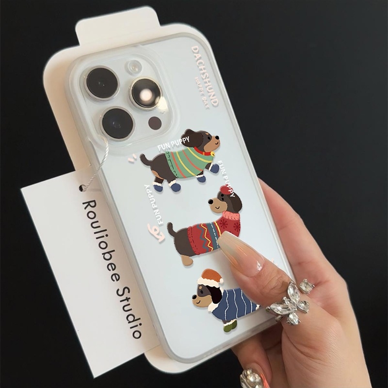 Plišani kućni ljubimac silikonska futrola za iPhone 16 Pro Max – otporna na padove, kompatibilna s 16 Pro/16 Plus