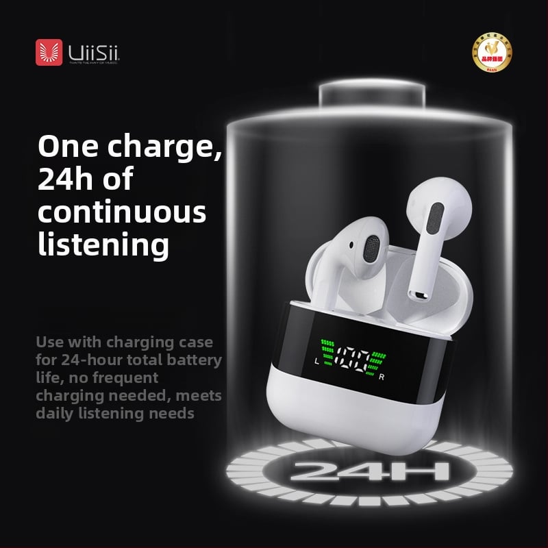 GM séria true wireless Bluetooth slúchadlá so stereo zvukom, basom, potlačením šumu, digitálnym displejom, rýchlym nabíjaním