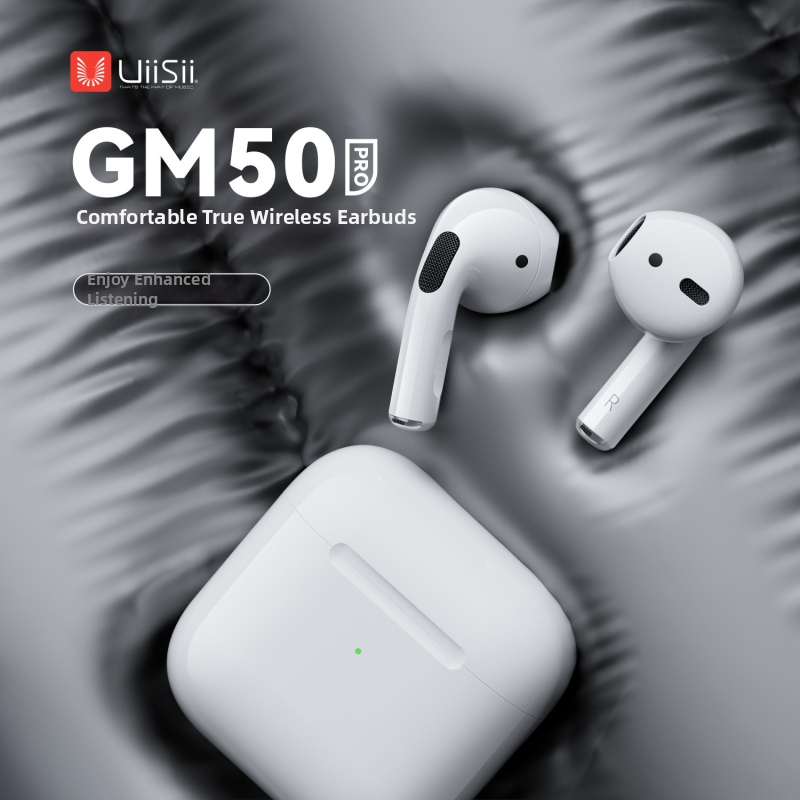 GM séria true wireless Bluetooth slúchadlá so stereo zvukom, basom, potlačením šumu, digitálnym displejom, rýchlym nabíjaním