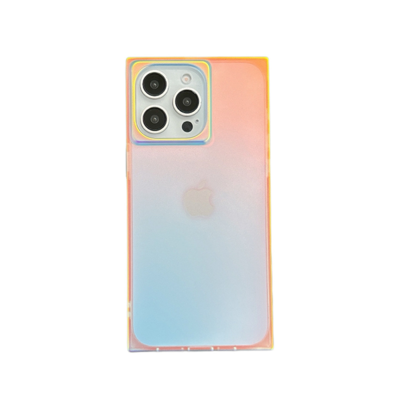 Kvadratno lasersko iridizirajuće kamuflažno kućište za telefon za iPhone 17 i Pro Max 16/15, otpornost na pad