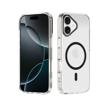 Carcasă transparentă magnetică pentru Apple iPhone 17 Air – husă de protecție 2 în 1, anti-îngălbenire