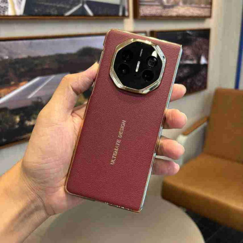 Carcasă de protecție Huawei X5X6 cu piele PU și finisaj aur prin electroplacare, design minimalist, senzație la atingere naturală, calitate înaltă, durabilă, rezistentă la căderi