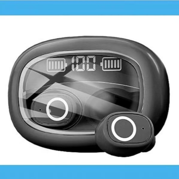 S9 Bluetooth true wireless slušalice za uho, prozirne, s inteligentnim digitalnim zaslonom, redukcija buke, trajanje baterije 4-8 sati