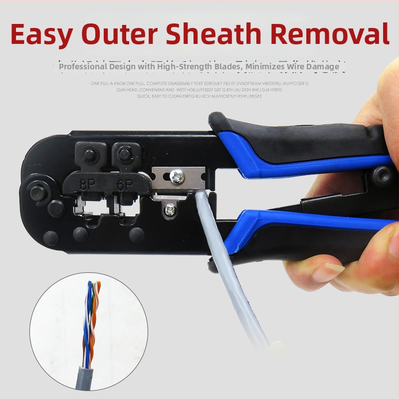 Πένσες crimping για καλώδια δικτύου με RJ45 συνδετήρες, εύχρηστες, επαγγελματική/οικιακή χρήση