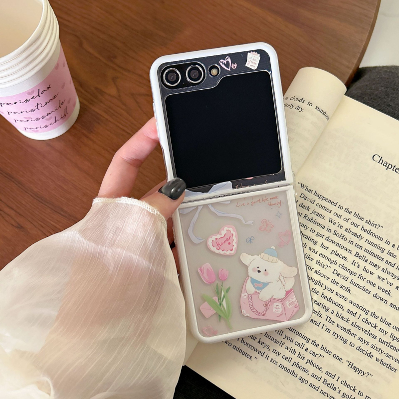 Tulip Dog zaštitna futrola za Samsung Galaxy Z Flip4/5 – kućište za sklopivi telefon