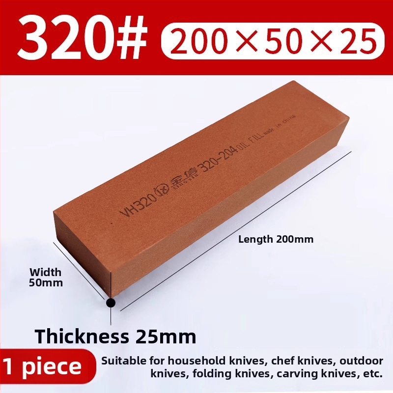 Blok olejového kameňa so zmesou zrnitostí 180/240/150/400/320/600, určený na odstraňovanie triesok a leštenie na kovových obrábacích strojoch.