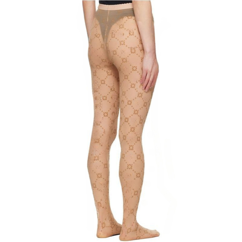 Moon Camel flokirane mrežaste tajice, prozirne, seksi, uske