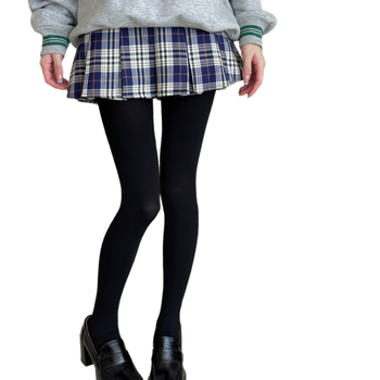 Pattkin nove japanske stil pantyhose, bijele, školski stil, 120D, ružičaste mačje šape, debela baršunasta baza