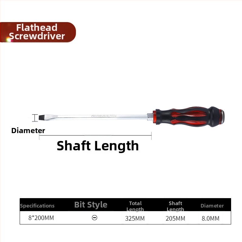 Regt Steel Sada skrutkovačov Phillips a plochých, chróm-vanádiová oceľ, magnetické, protišmykové PVC rukoväte, 1–8 mm, 175 g