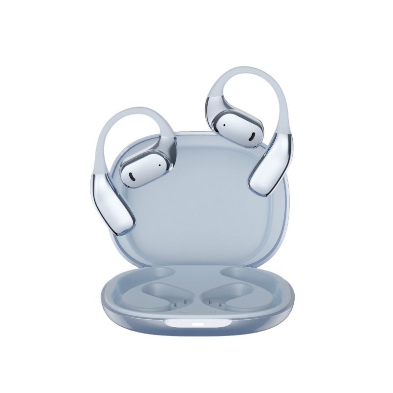 Bežične slušalice otvorenog dizajna, udobne za cijeli dan, bogat zvuk, dugotrajna baterija, bez koštane kondukcije, Bluetooth 5.4, sportski stil, IPX5