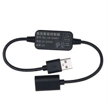 LED osvetlenie do šatní 5V/12V, pripojené k bezdrôtovému prepínaču Bluetooth Mijia, bez kabeláže, s diaľkovým ovládačom
