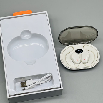 LYD Bežične Bluetooth slušalice s otvorenim uhom i kondukcijom kostiju, bilateralni stereo, športske slušalice za uho