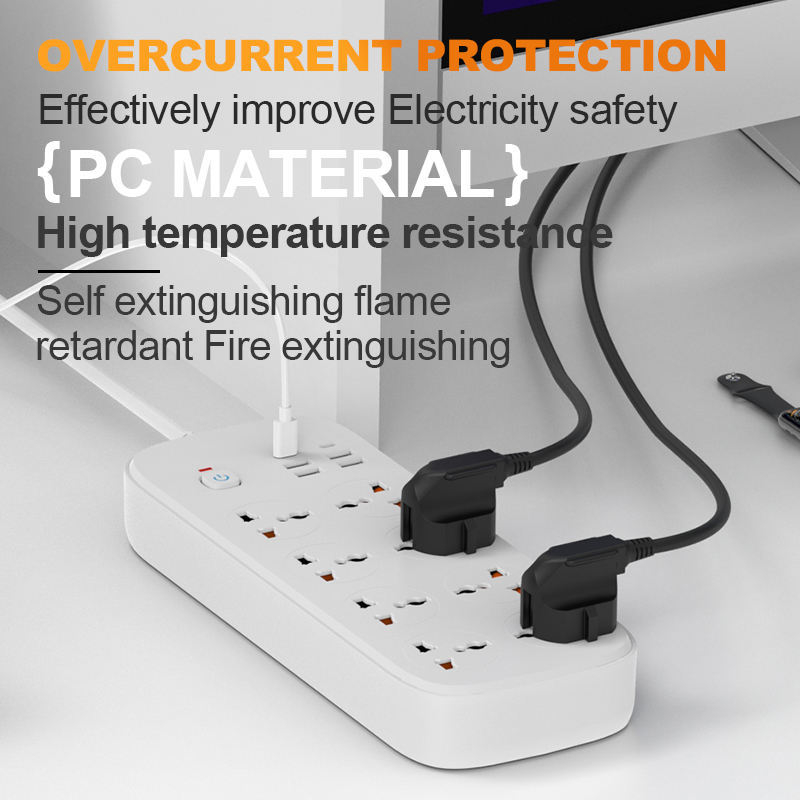 USB univerzalni produžni kabel s USB priključcima i EU i UK standardima, s kabelom