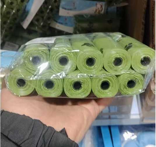 Biološki razgradive vrećice za pseći izmet, od kukuruznog škroba, jednokratne, u rolni