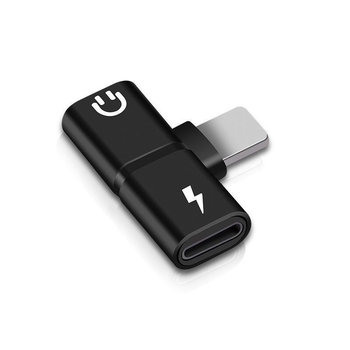 2-в-1 аудио конвертор с двойен Lightning интерфейс за Apple iPhone и iPad