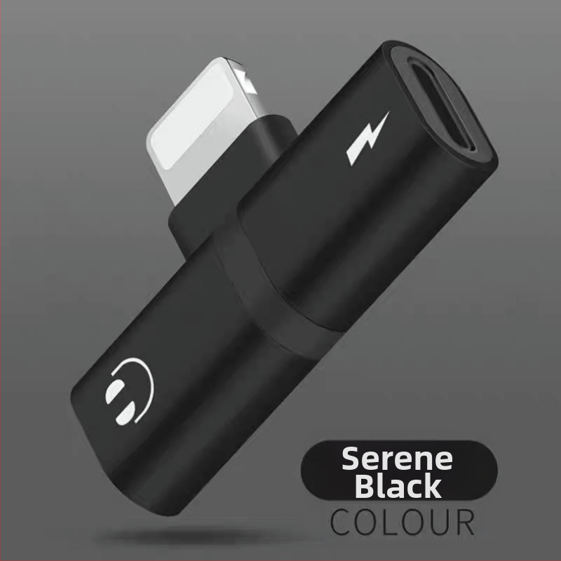 2-v-1 audio konvertor s dvojitým Lightning rozhraním pre Apple iPhone a iPad