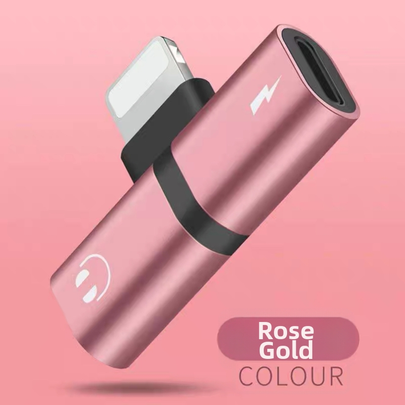 2-v-1 audio konvertor s dvojitým Lightning rozhraním pre Apple iPhone a iPad