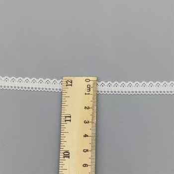 1 cm elastična čipka s proreznim uzorkom – najlon čipka za rub suknje, donje rublje, žensku odjeću i svadbenu traku