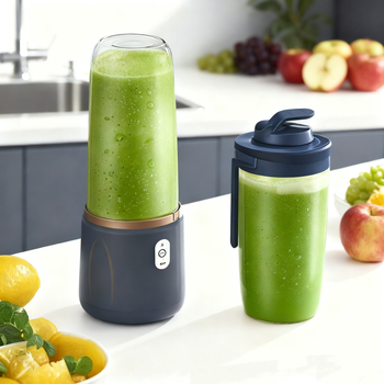 Prijenosna USB punjiva šalica za sok, 400 ml, 200 W, višenamjenski blender za voće s pet ili više oštrica, za dom i studente
