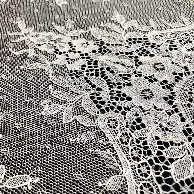 45 cm eyelash čipka, bijela i crna, dekorativna čipka za vjenčane haljine, kućne tekstilije, donje rublje, zavjese i ukrasni rubovi