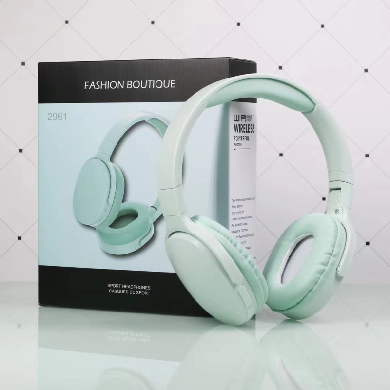 Slušalice 2961, retro stil, over-ear, Bluetooth, bežične za gaming, dugotrajna baterija, niska latencija