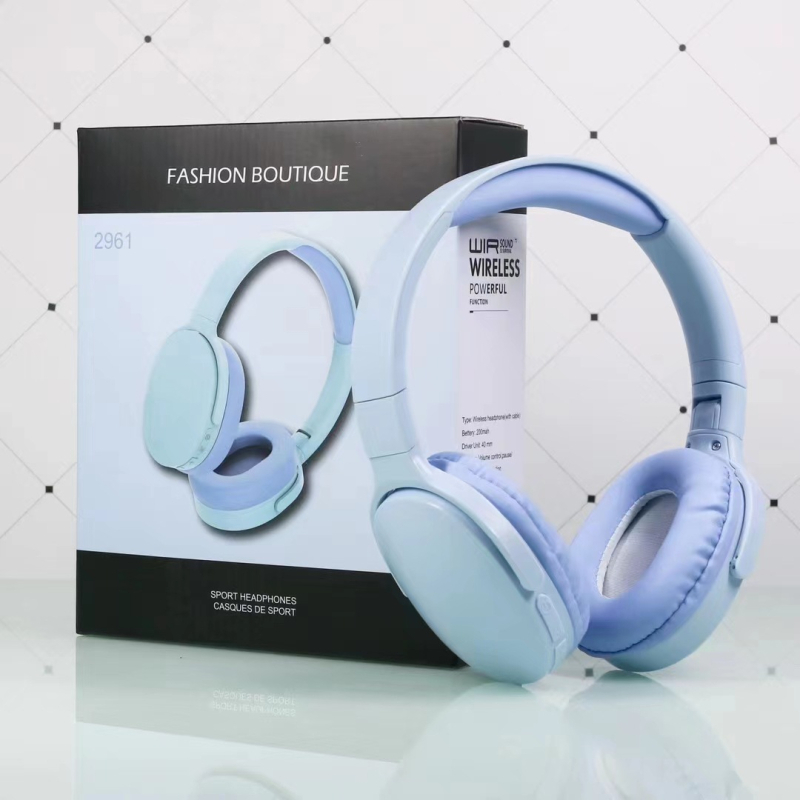 Slušalice 2961, retro stil, over-ear, Bluetooth, bežične za gaming, dugotrajna baterija, niska latencija