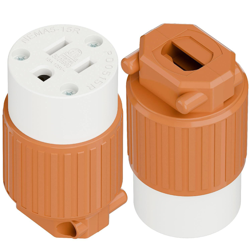 Priză standard americană, 15A, 125V, mufă dreaptă, ETL certificat, priză industrială de înaltă putere