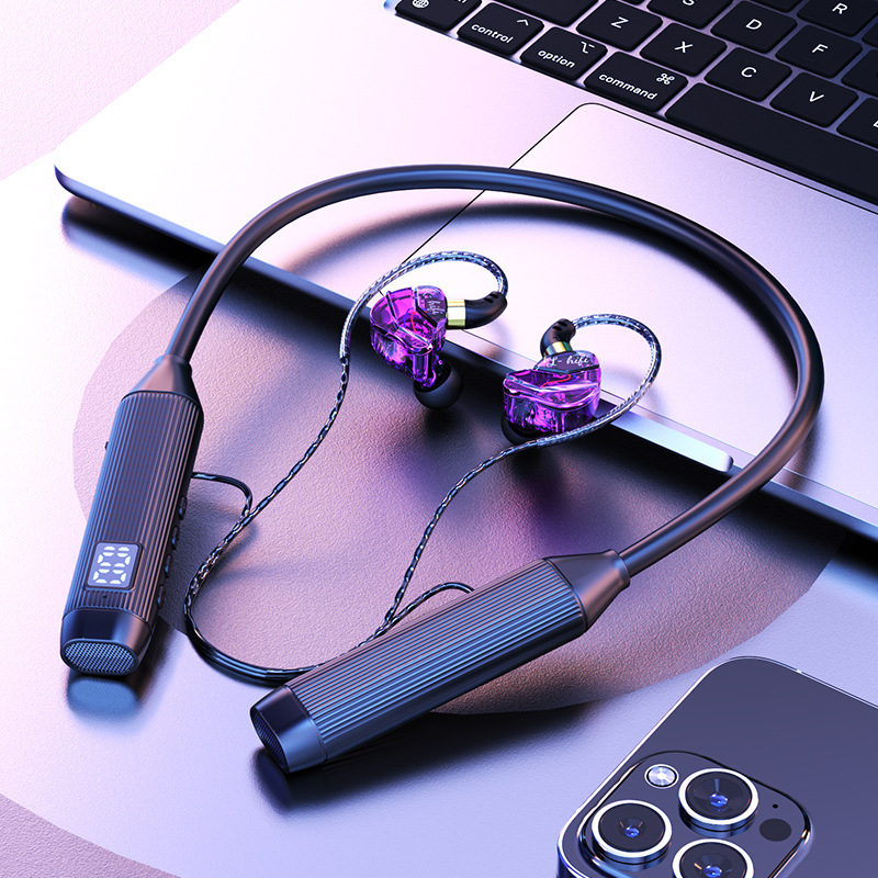 Bluetooth neckband slušalice s 5.3, dugim trajanjem baterije, redukcijom buke, bežične sport‑in‑ear slušalice za Apple i Android