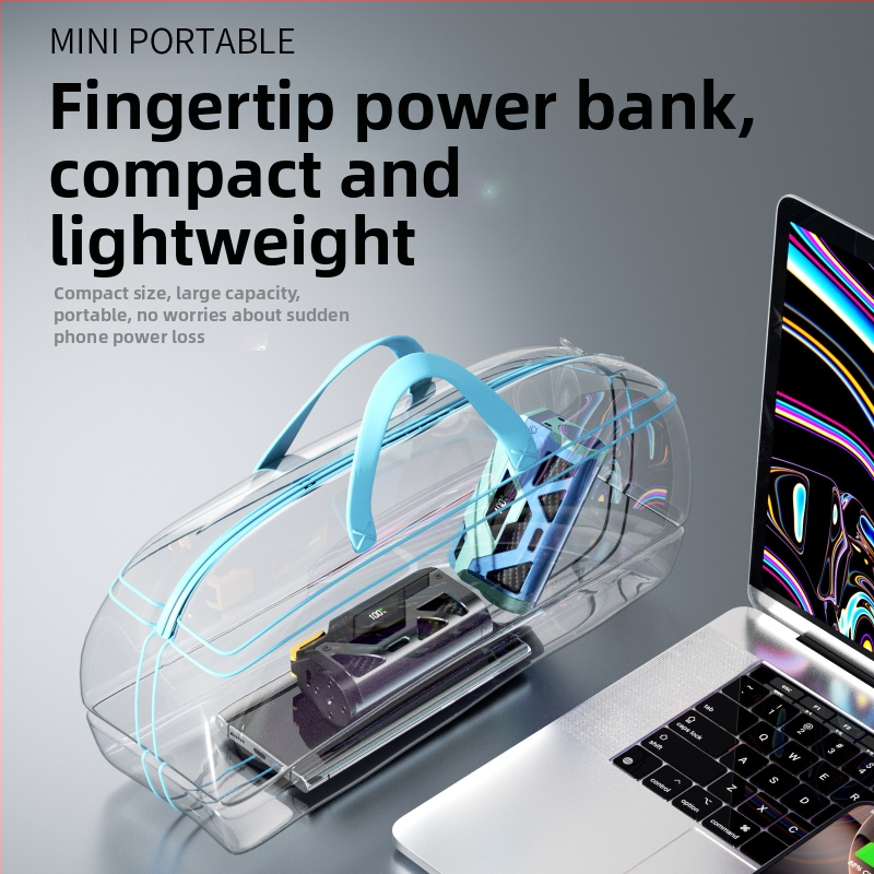 Mecha Capsule Power Bank 10000mAh, kompaktná prenosná batéria