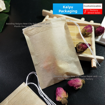 7×9 cm filter papierové vrecko so šnúrkou, na čaj a liečivé prášky, jednorazové