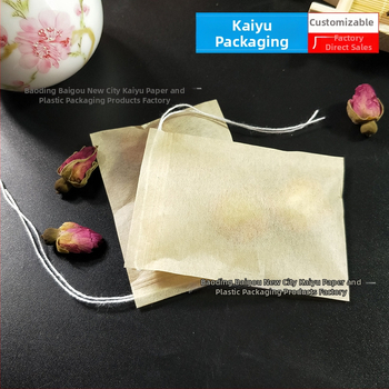 7×9 cm filter papierové vrecko so šnúrkou, na čaj a liečivé prášky, jednorazové
