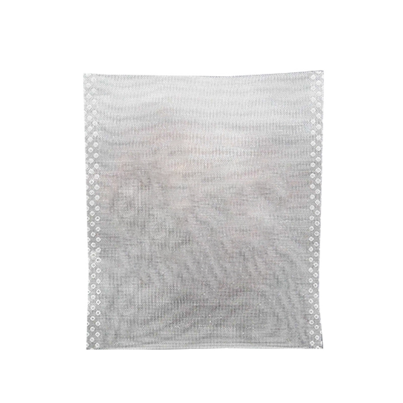 100 darab háromszög alakú nylon teafilter zacskó, hőzáró, egyszer használatos, teához és leveshez