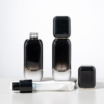 30 ml-es pumpás üveg – matt felületű kozmetikai csomagoláshoz – készlet