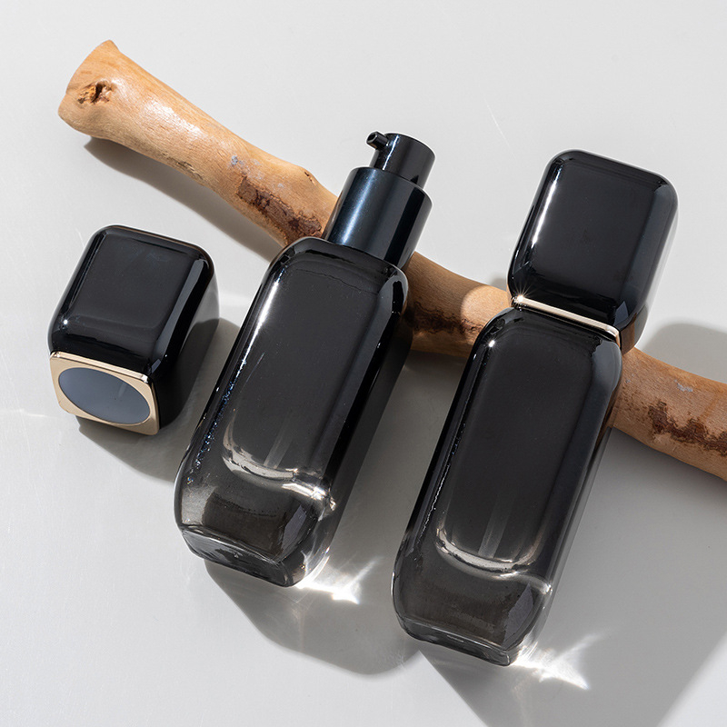 30 ml-es pumpás üveg – matt felületű kozmetikai csomagoláshoz – készlet