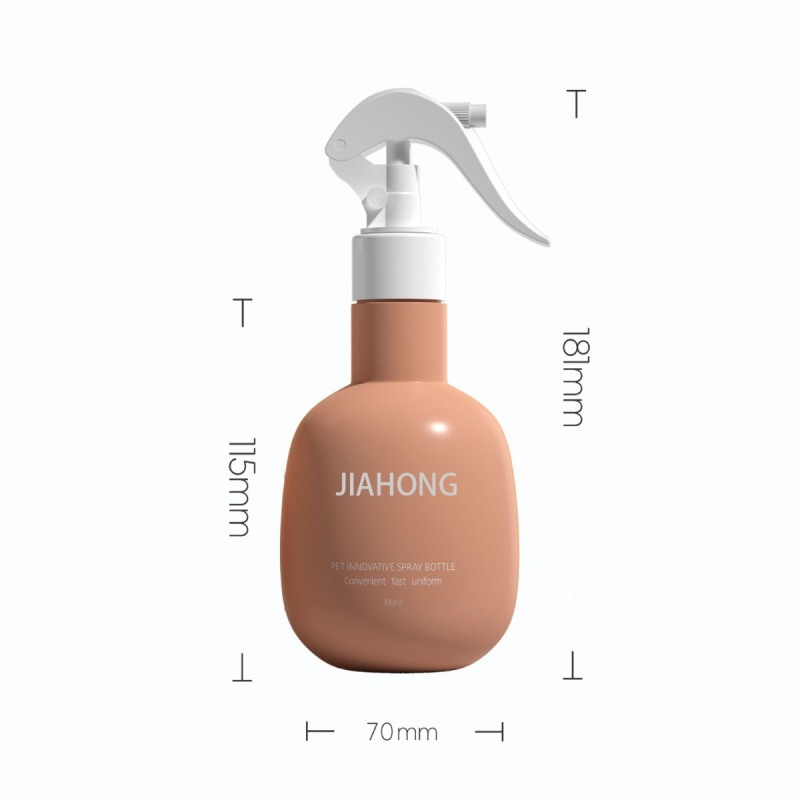 Testreszabott 300 ml PET pumpás adagoló üveg tusfürdőhöz és kézfertőtlenítőhöz