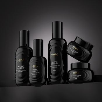 Üveg kozmetikai flakonok készlet: krém-, lotion- és esszencia-palackok 50 ml és 100 ml