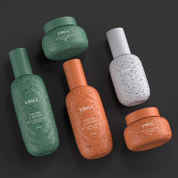 Üveg kozmetikai flakonok készlet: krém-, lotion- és esszencia-palackok 50 ml és 100 ml