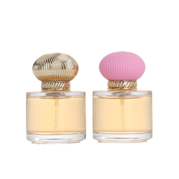 Parfümös üveg, üres, 50 ml, préselős kivitel, átlátszó permetező palack, kis kapacitás