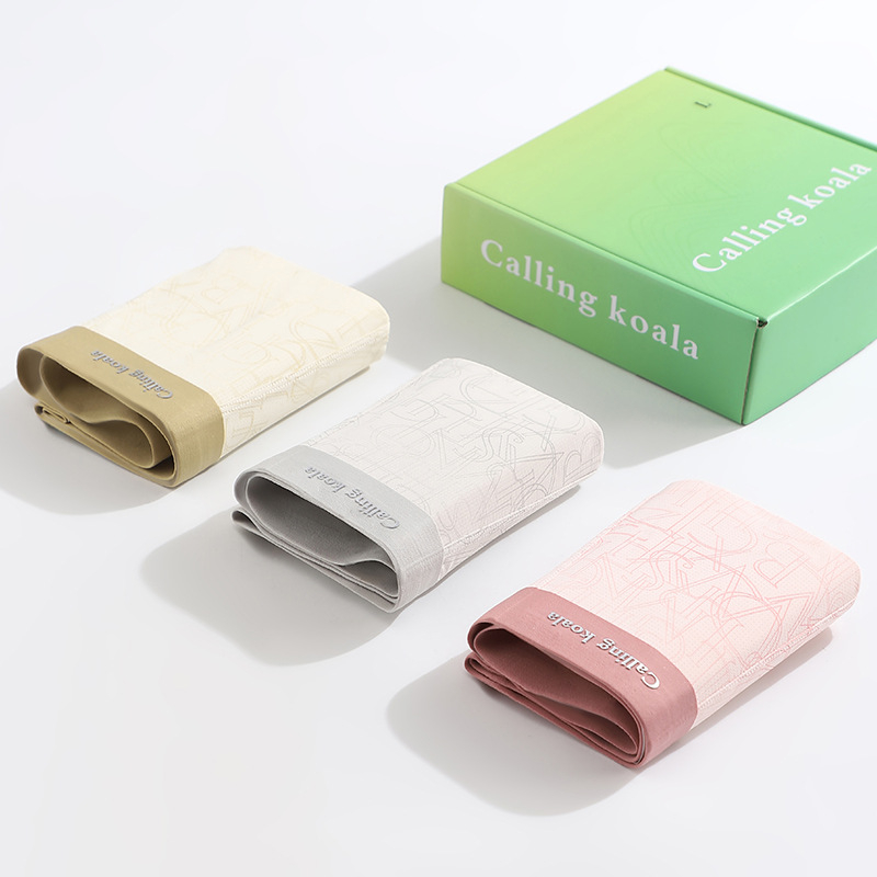 Muške boxerice od ice silk, prozračne, antibakterijske, s pamukom u preponi, srednji pojas