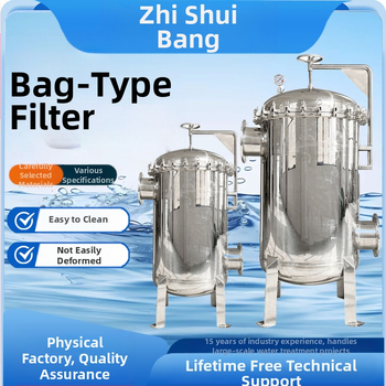 Sáčkový filter z nehrdzavejúcej ocele 304 pre priemyselné odpadové vody, usadeniny, predfiltr benzínu a nafty, vysoký prietok, presný filter