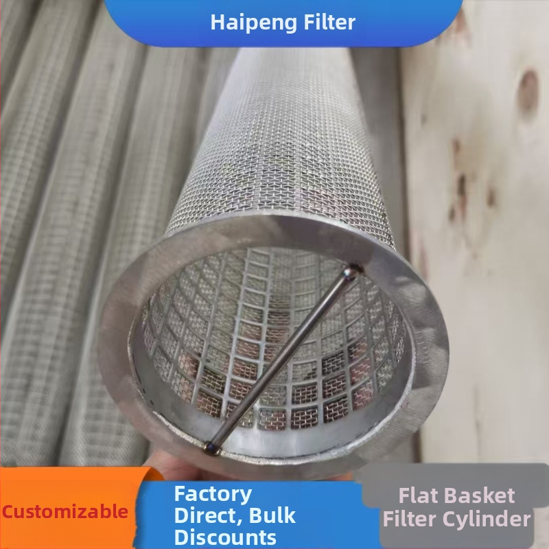 Na mieru vyhotovený filtračný kartiček z nehrdzavejúcej ocele s nakloneným otvorom, dvojvrstvový Y-typ filter s prírubou, T-typu filter cartridge