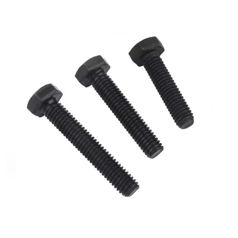 8.8 visokou otpornosti vanjske šestokutne vijčane, crne šesterokutne glave, produžne vijčice, veličine M6–M16, materijal 45# čelik, galvanizirano.
